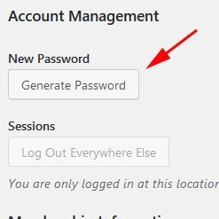 Generating unique password helps WordPress Security.